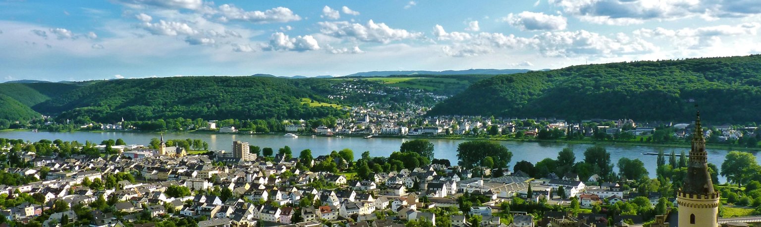 Aussicht über die Stadt Bad Hönningen
