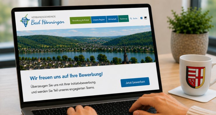 Darstellung Homepage Verbandsgemeinde