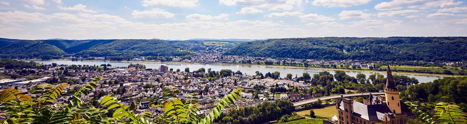Aussicht auf die Stadt Bad Hönningen Schloss mit Stadt.jpg