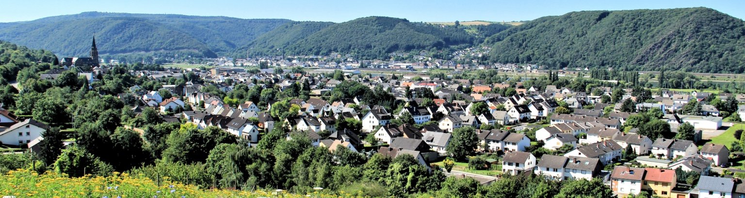 Aussicht auf Rheinbrohl